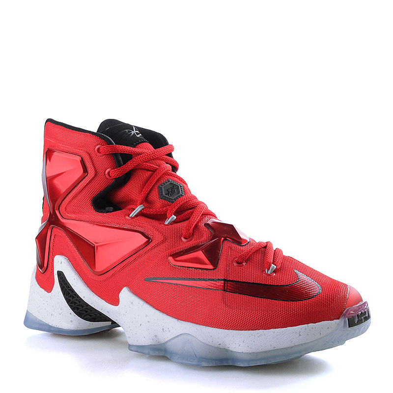 мужские красные баскетбольные кроссовки Nike Lebron XIII 807219-610 - цена, описание, фото 1